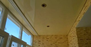 Натяжной потолок на балкон Нерюнгри, цена 6232 руб.